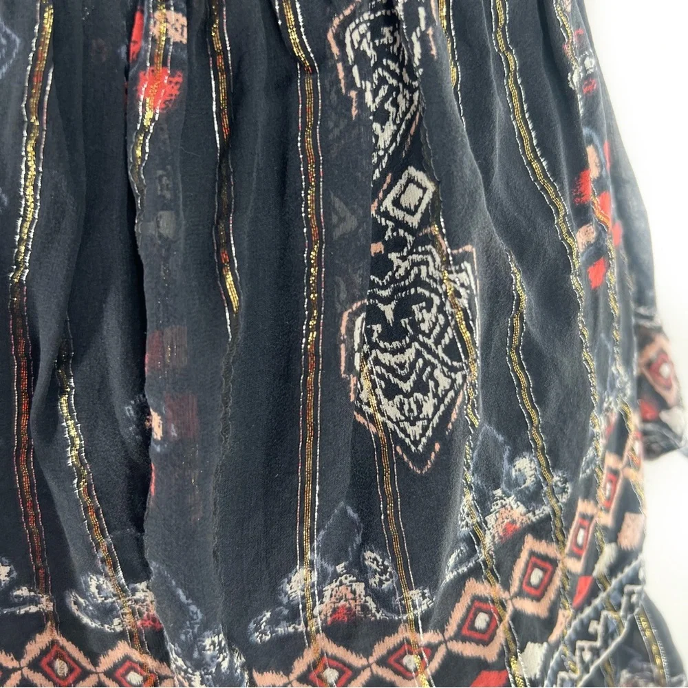 Joie multicolored silk